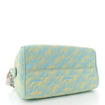 Louis Vuitton Empreinte Monogram Summer Stardust Speedy 20 Water Green 4 of 9