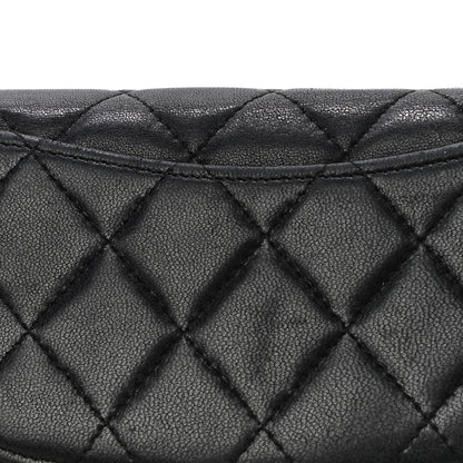 Chanel Lambskin Quilted Yen Wallet Black 14 of 14