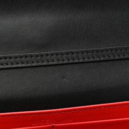 Christian Louboutin Calfskin Spikes Loubinthesky Paloma Clutch Black 10 of 12