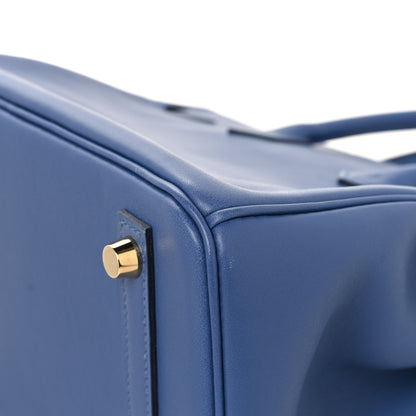 Hermes Swift Birkin 25 Bleu Brighton 12 of 13