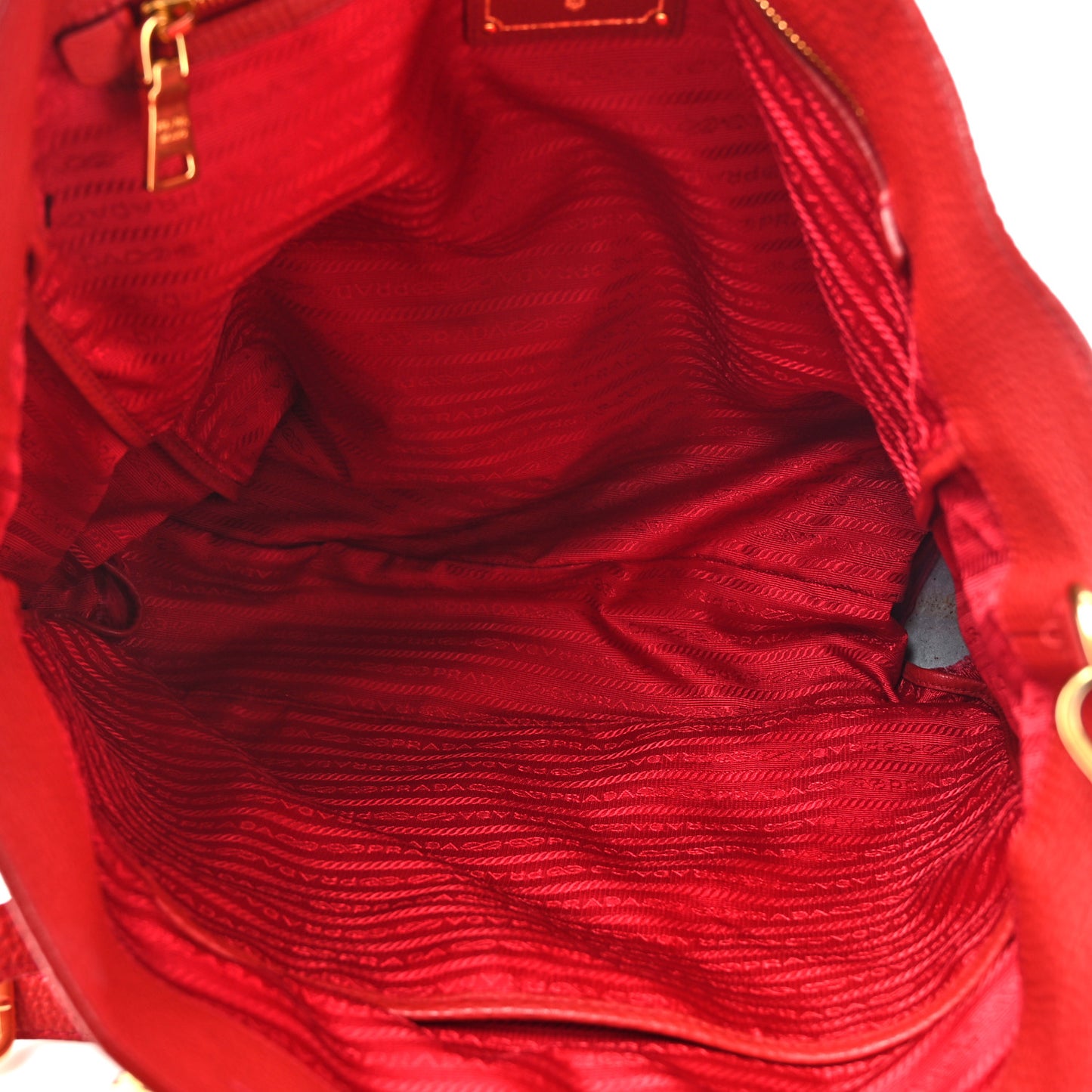 Vitello Daino Shopping Tote Fuoco