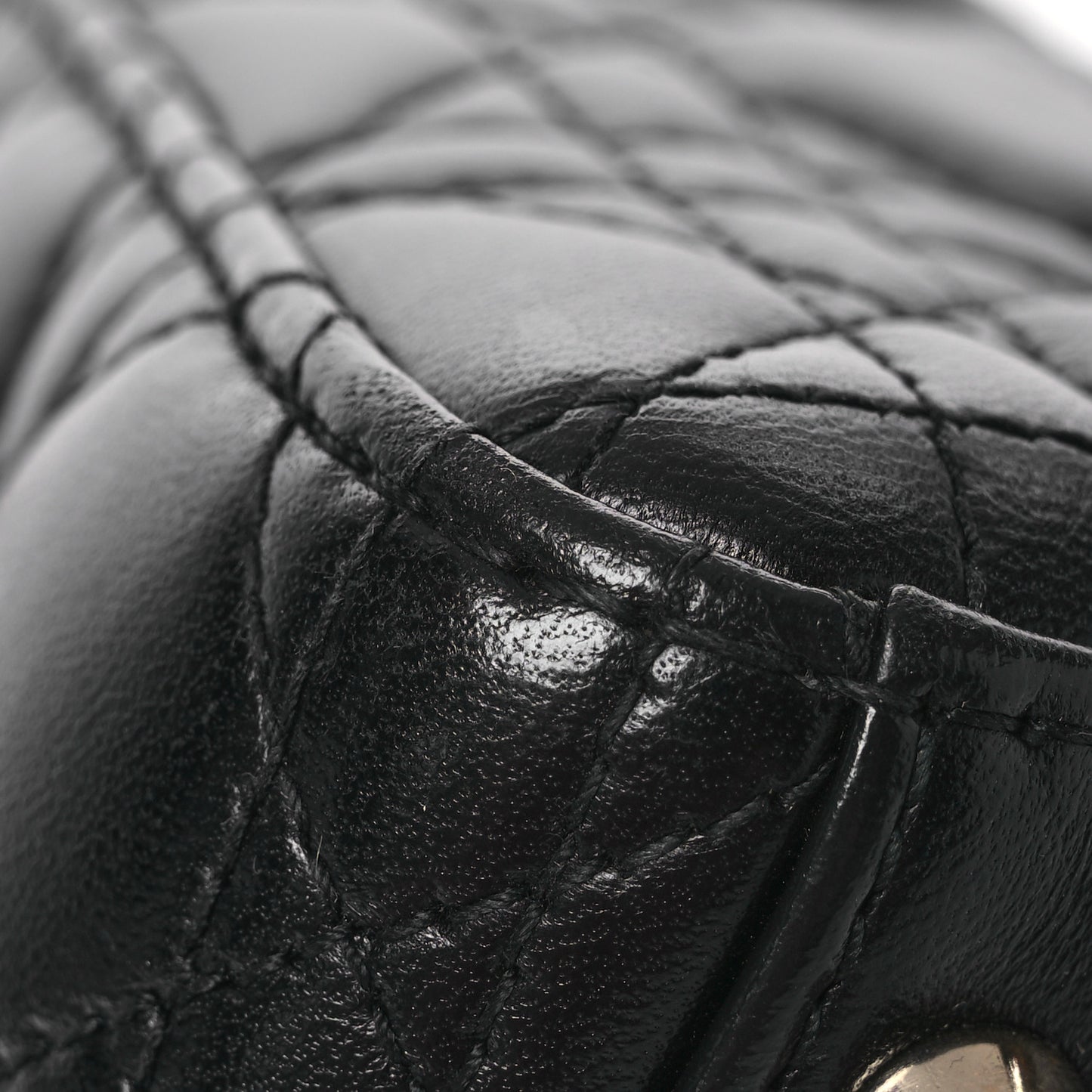 Lambskin Cannage Small My ABCDior Lady Dior Black