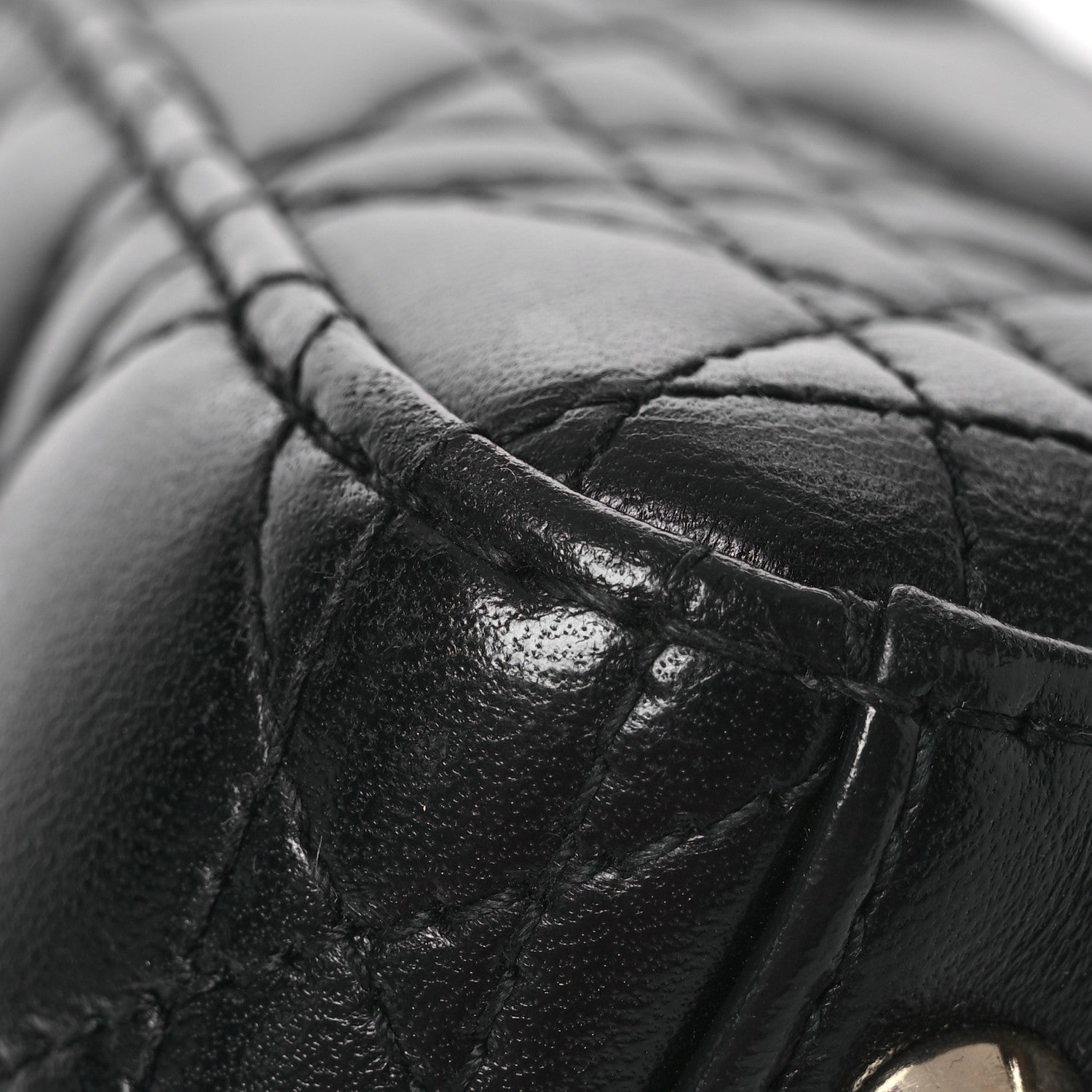 Christian Dior Lambskin Cannage Small My ABCDior Lady Dior Black 16 of 17