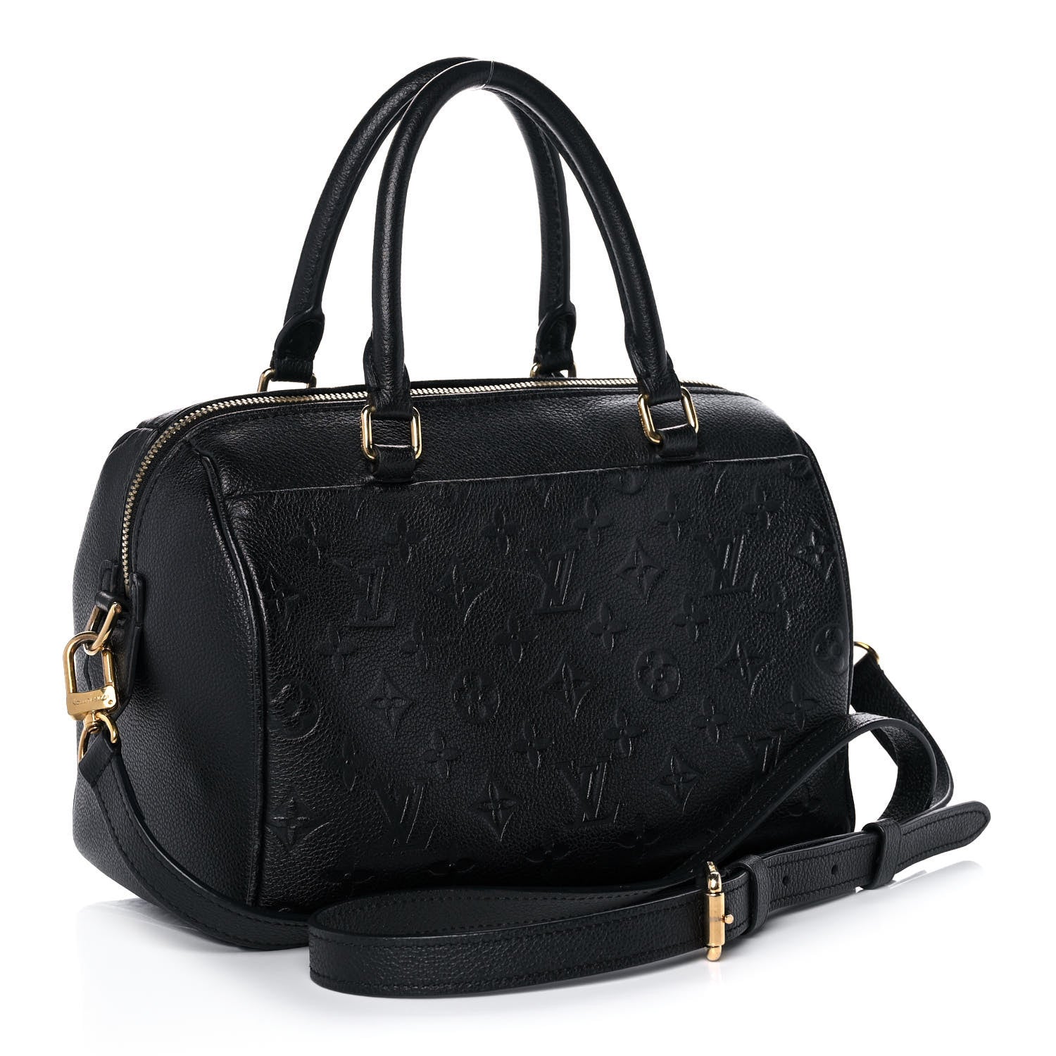 Louis Vuitton Empreinte Speedy Bandouliere 25 NM Black 3 of 12