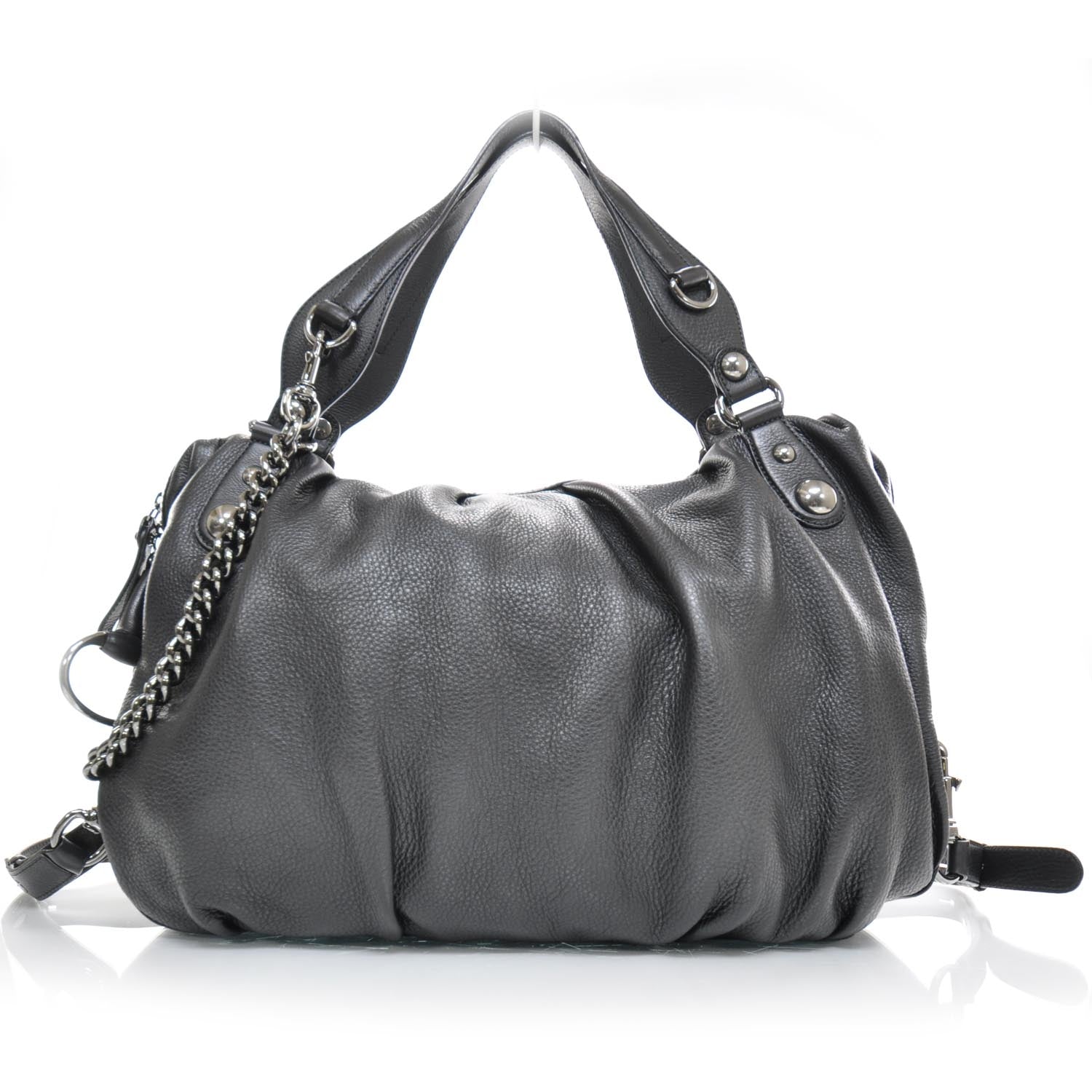 Gucci Leather Icon Bit Large Boston Black 1 of 8