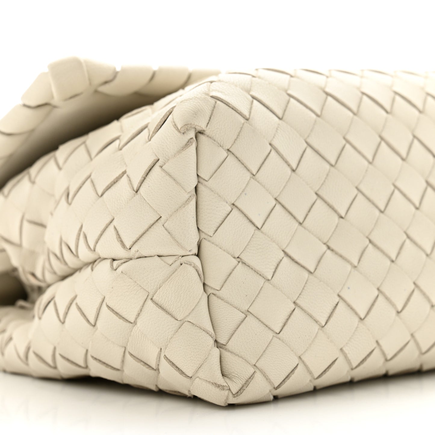Nappa Intrecciato Baby Olimpia Shoulder Bag Chalk