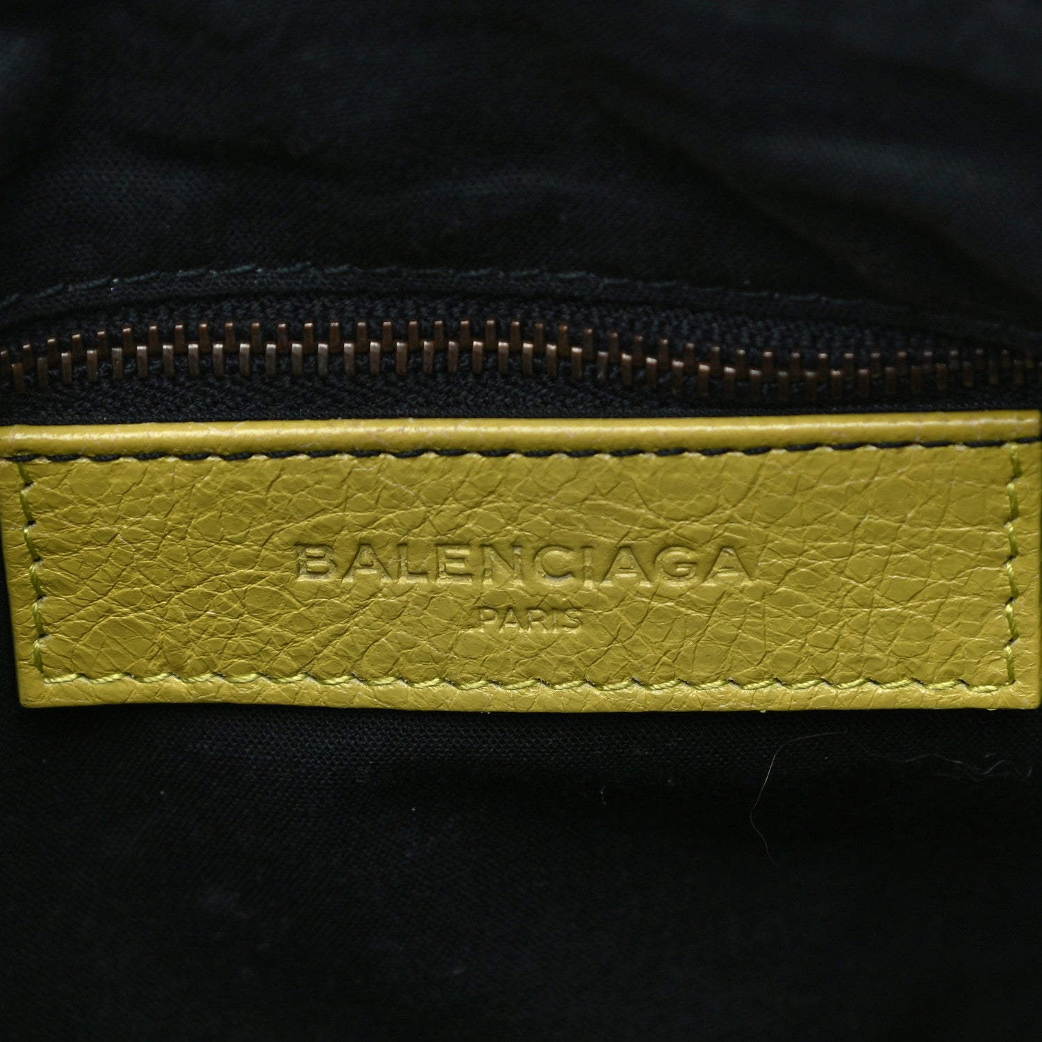Balenciaga Agneau Classic Hardware Flat Crossbody Jaune Poussin 5 of 17