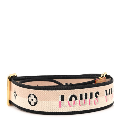 Louis Vuitton Jacquard Speedy Bandouliere 20 Shoulder Strap Black 2 of 3