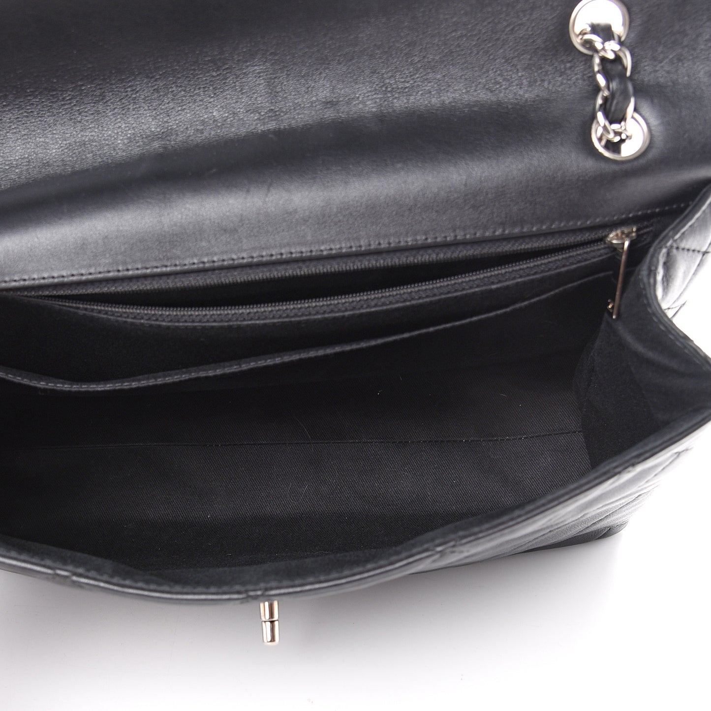 Calfskin Quilted In The Business Flap Bag Black