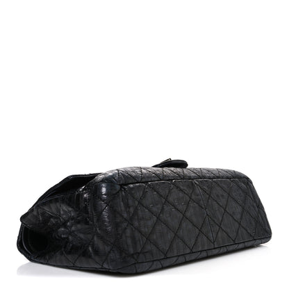 Chanel Metallic Calfskin Striped 2.55 Reissue 227 Flap Black 4 of 10