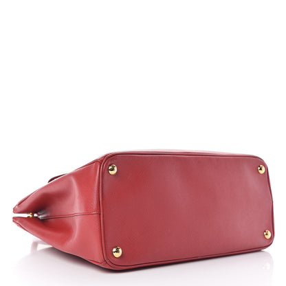 Prada Saffiano Lux Parabole Tote Fuoco 4 of 13