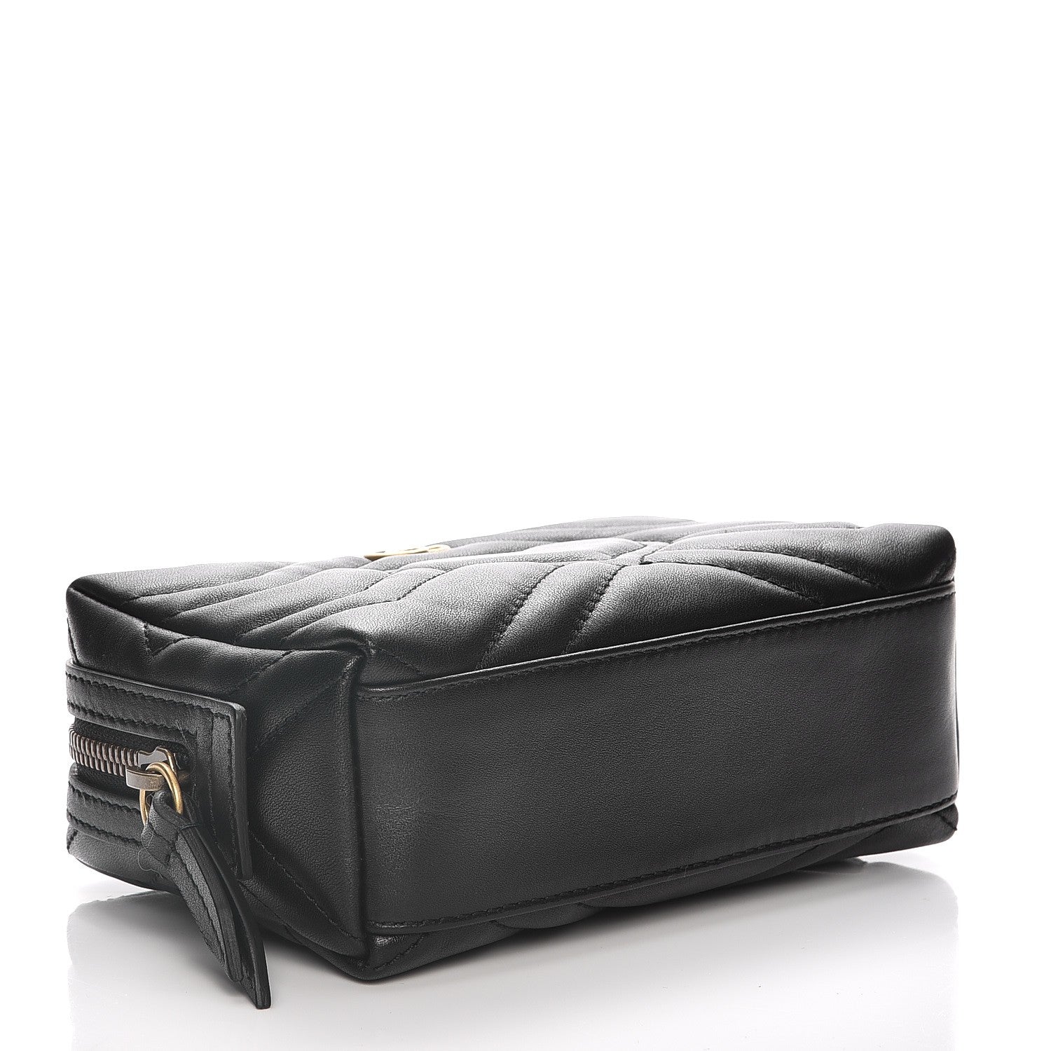 Gucci Calfskin Matelasse GG Marmont Cosmetic Case Black 4 of 8