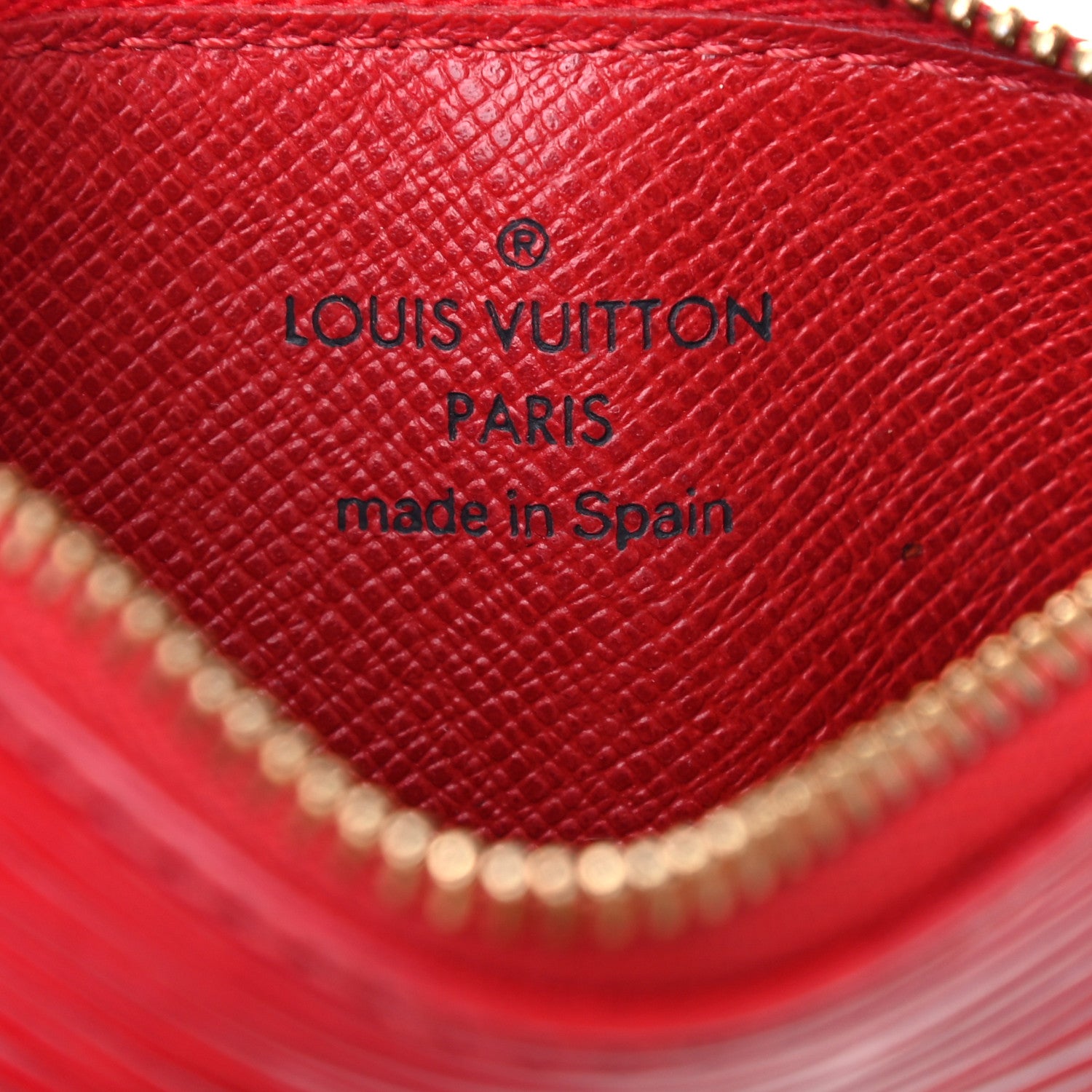 Louis Vuitton Epi Key Pouch Castillan Red 6 of 12