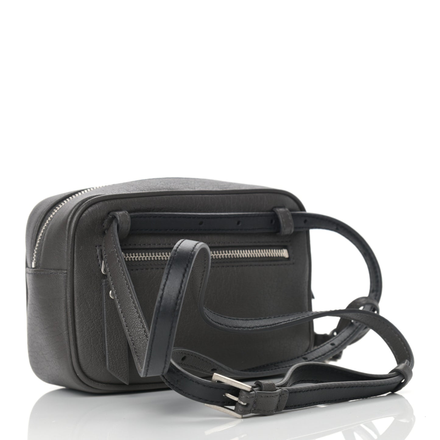Lambskin Monogram Lou Belt Bag Asphalt