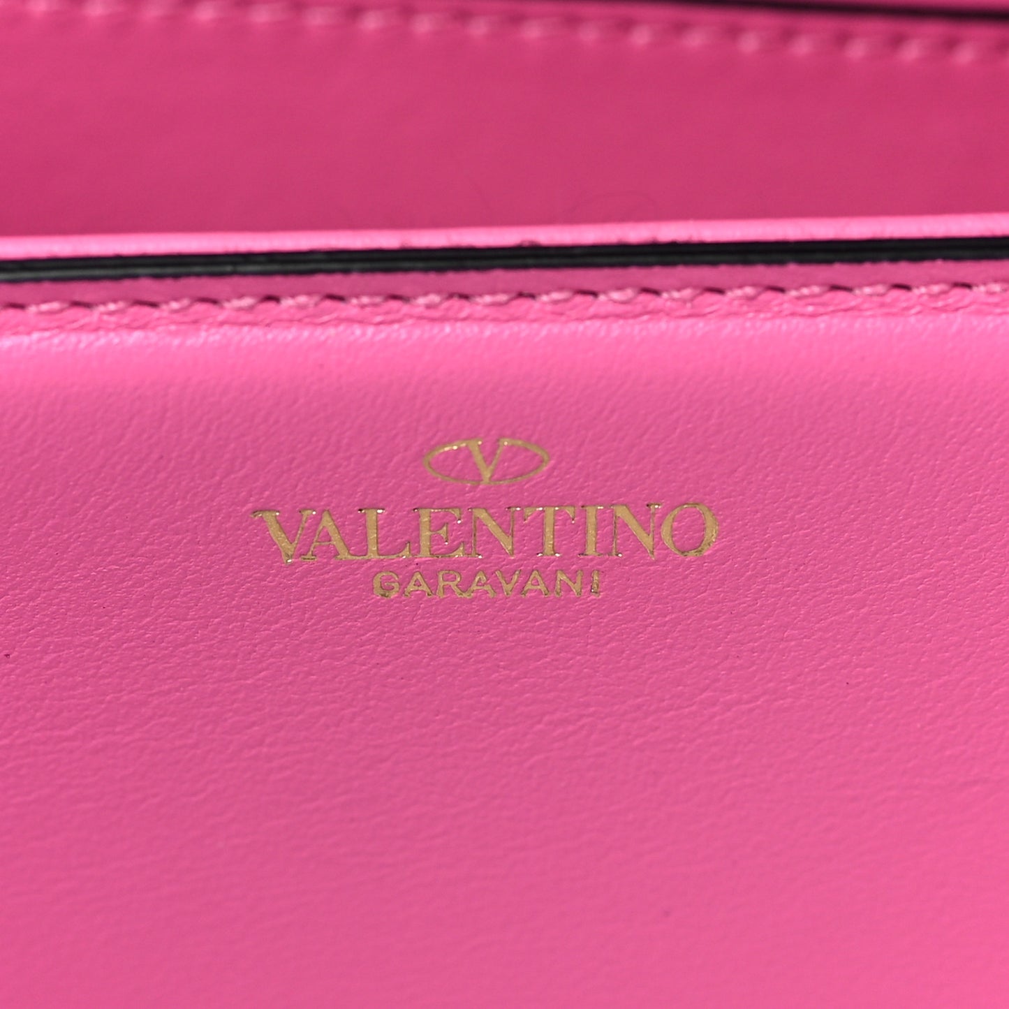 Calfskin Vlogo Loco Shoulder Bag Feminine Pink