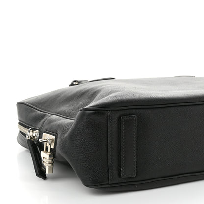 Prada Vitello City Briefcase Black 9 of 10