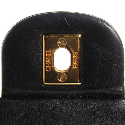 Chanel Lambskin Medium Double Flap Black 6 of 9