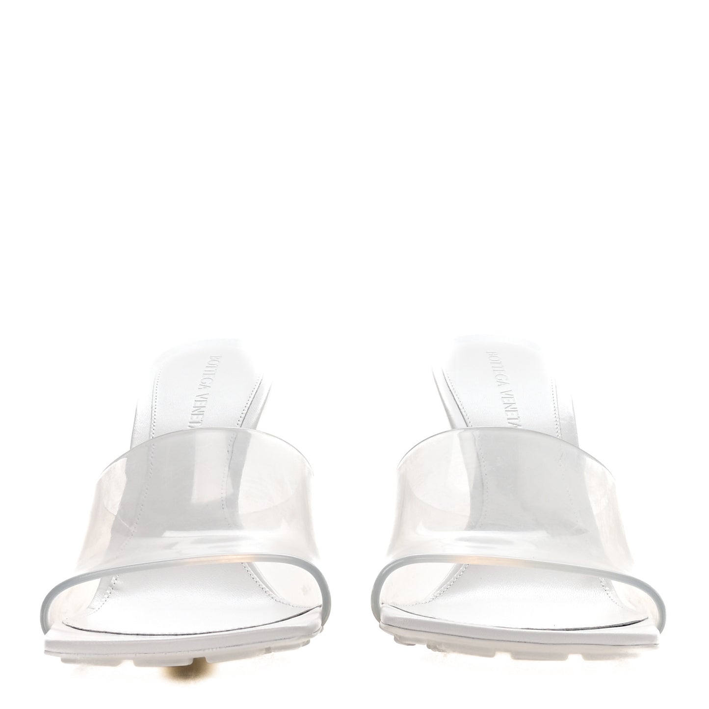 PVC Pudding Stretch Sandals 38 White