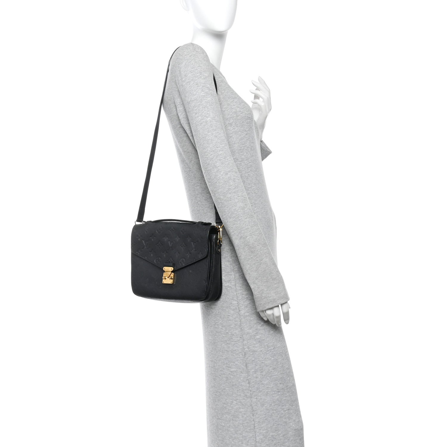 Louis Vuitton Empreinte Pochette Metis Black 2 of 10