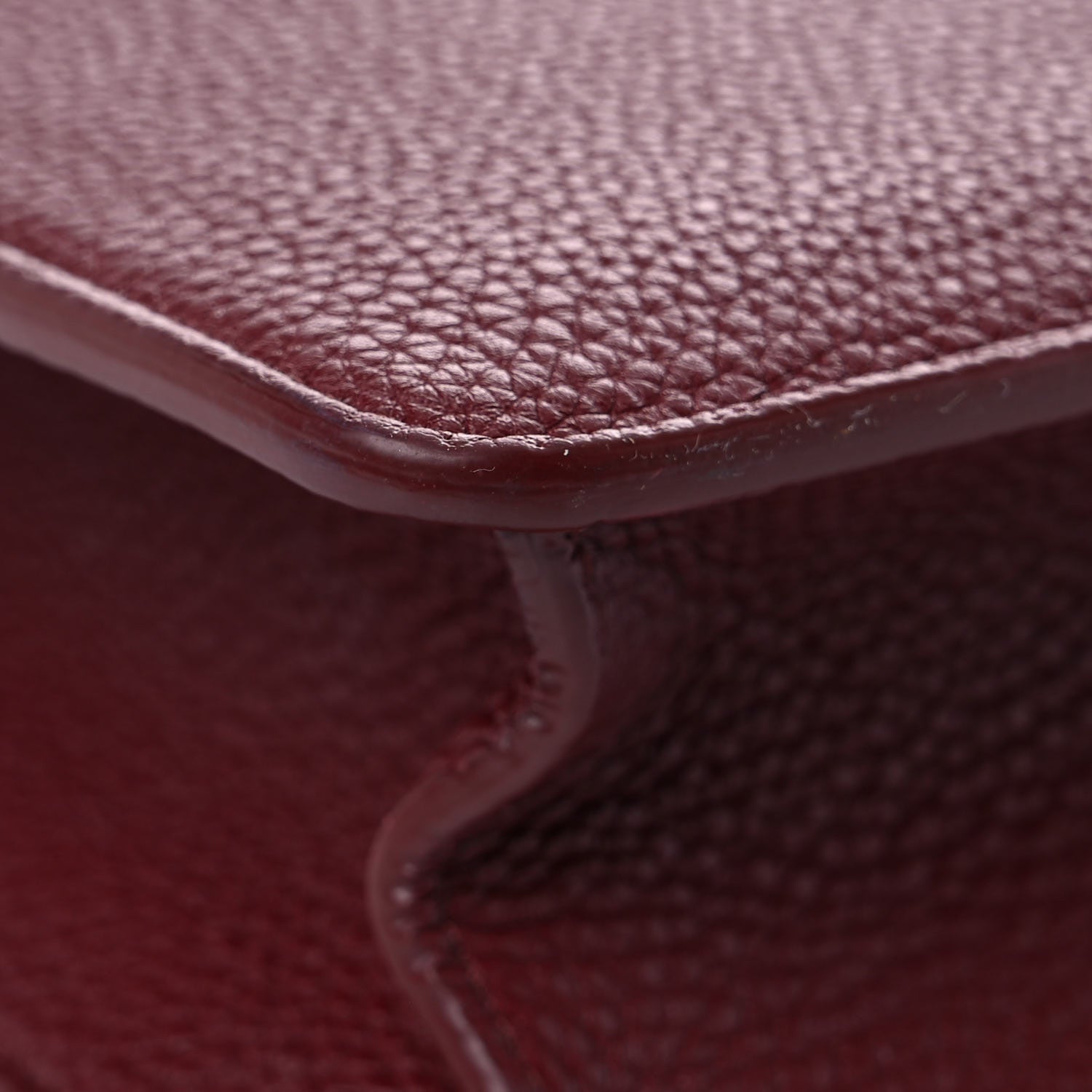 Christian Dior Grained Calfskin 30 Montaigne Flap Bag Red Brick 10 of 20