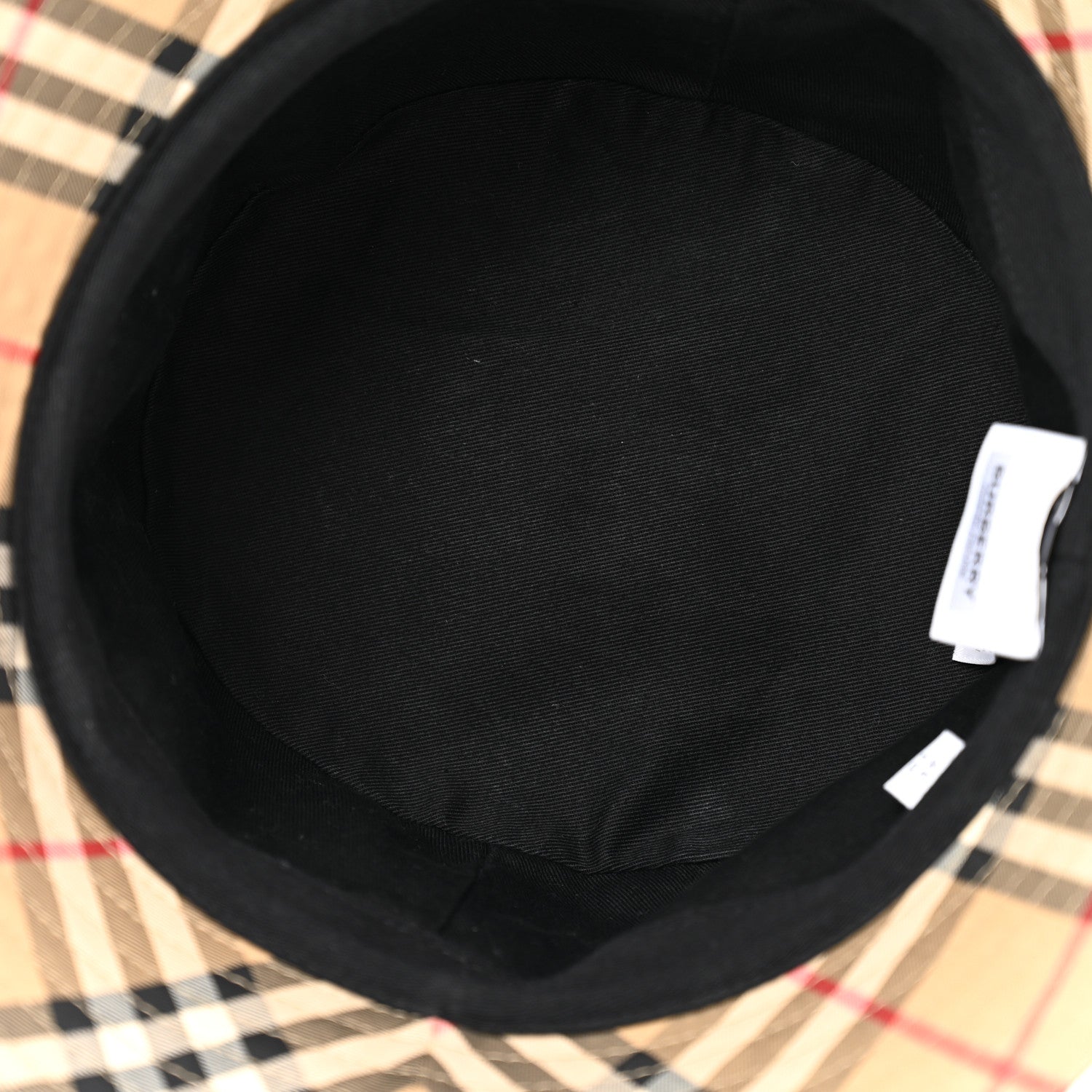 Burberry Technical Cotton Vintage Check Bucket Hat XL Archive Beige 7 of 11