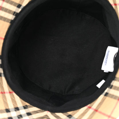 Burberry Technical Cotton Vintage Check Bucket Hat XL Archive Beige 7 of 11