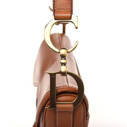 Christian Dior Calfskin Saddle Bag Tan 21 of 27