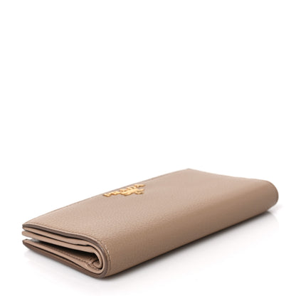 Prada Vitello Daino Zip Wallet Cammeo 4 of 7