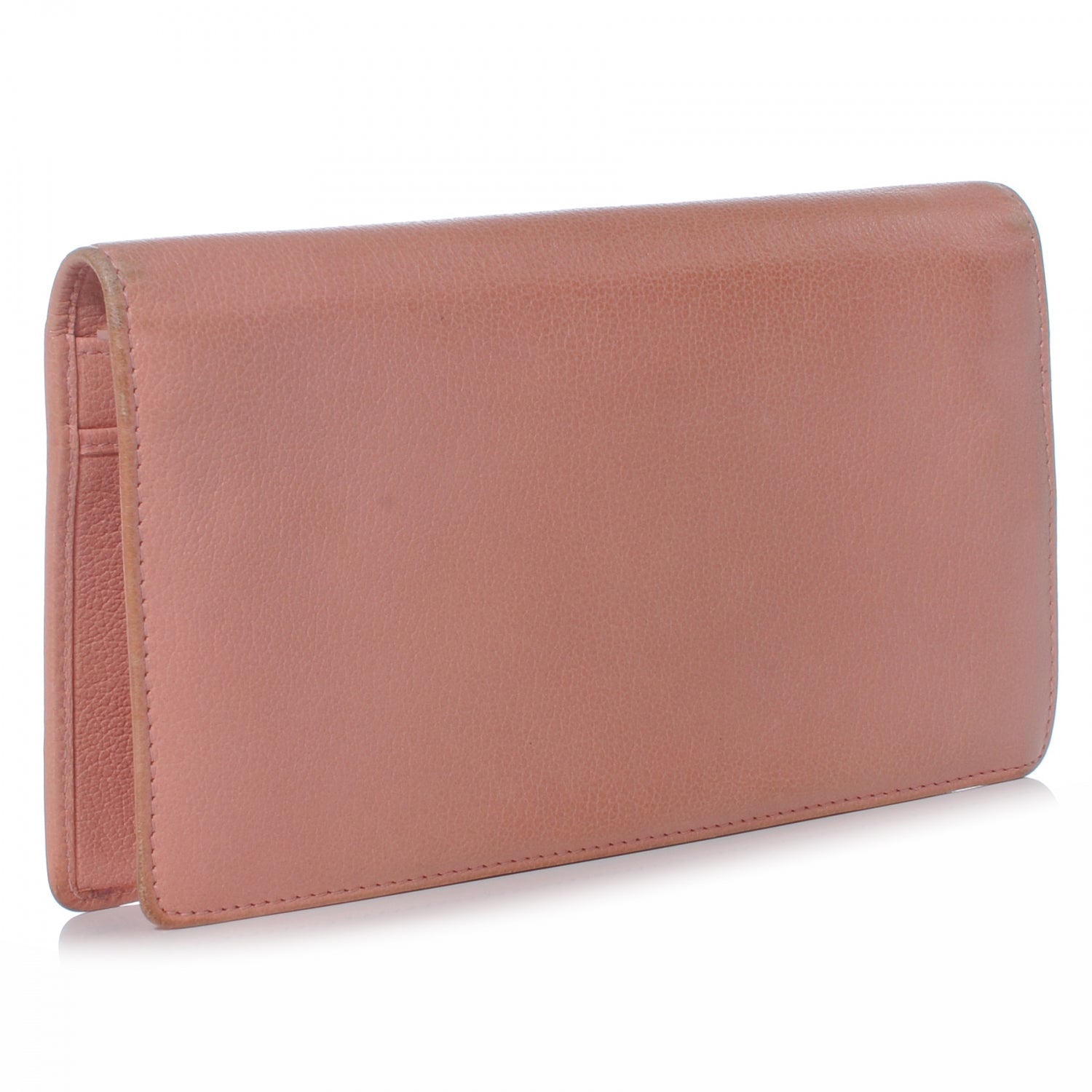 Chanel Leather Camellia Yen Wallet Pink 3 of 7