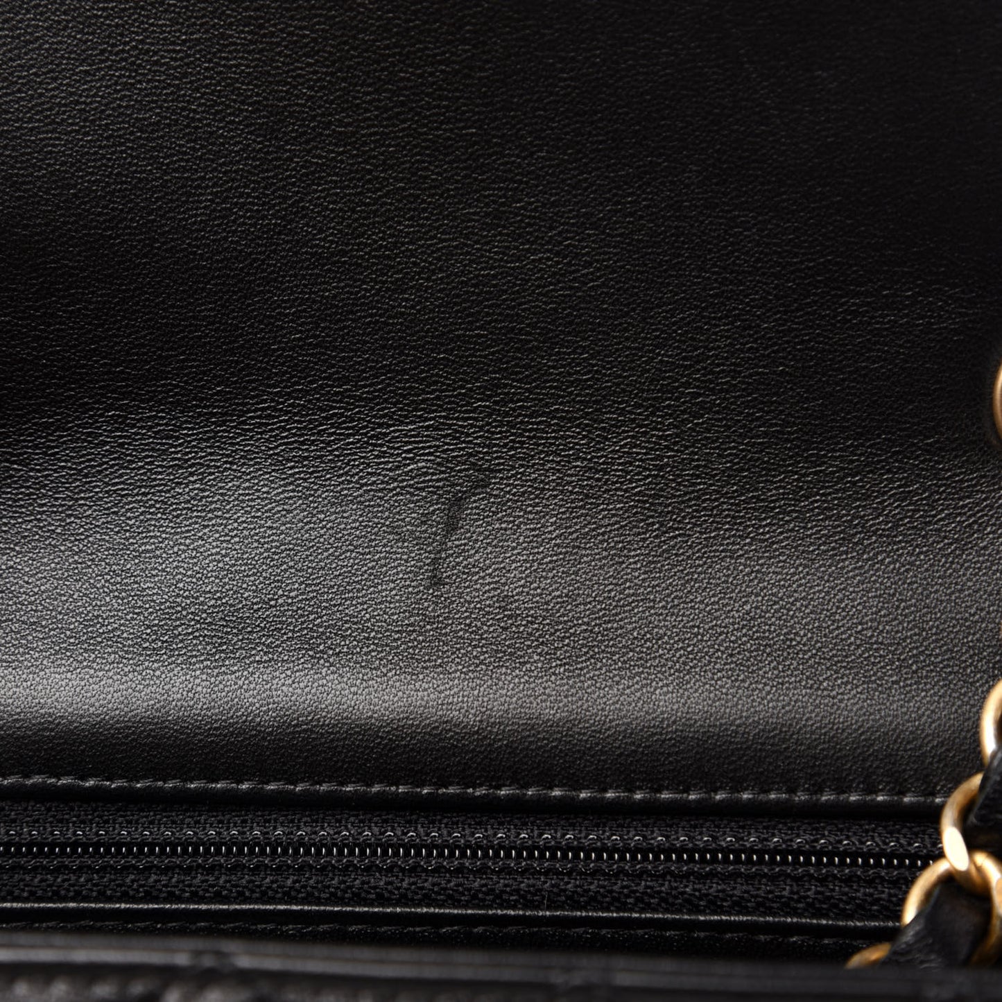 Lambskin Quilted Mini Rectangular Flap Black