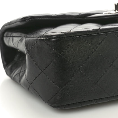 Chanel Lambskin Quilted Mini Rectangular Flap Black 9 of 10