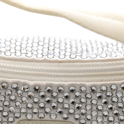 Prada Satin Crystal Mini Re-Edition 2000 Bag White 12 of 12