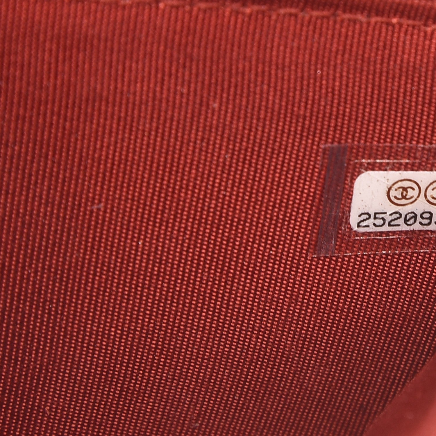 Chanel Caviar Quilted Flat Wallet Pouch Red 6 of 8