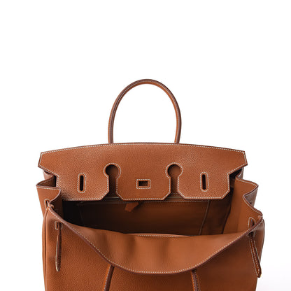 Hermes Natural Barenia Faubourg Birkin 35 Fauve 26 of 32