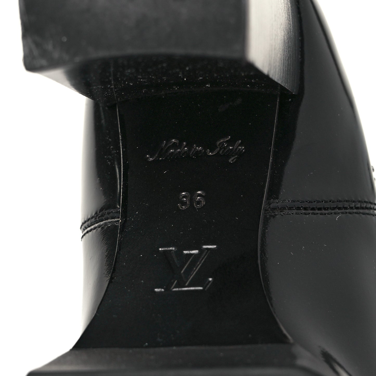 Patent Nano Monogram Ankle Star Trail Boots 36 Black