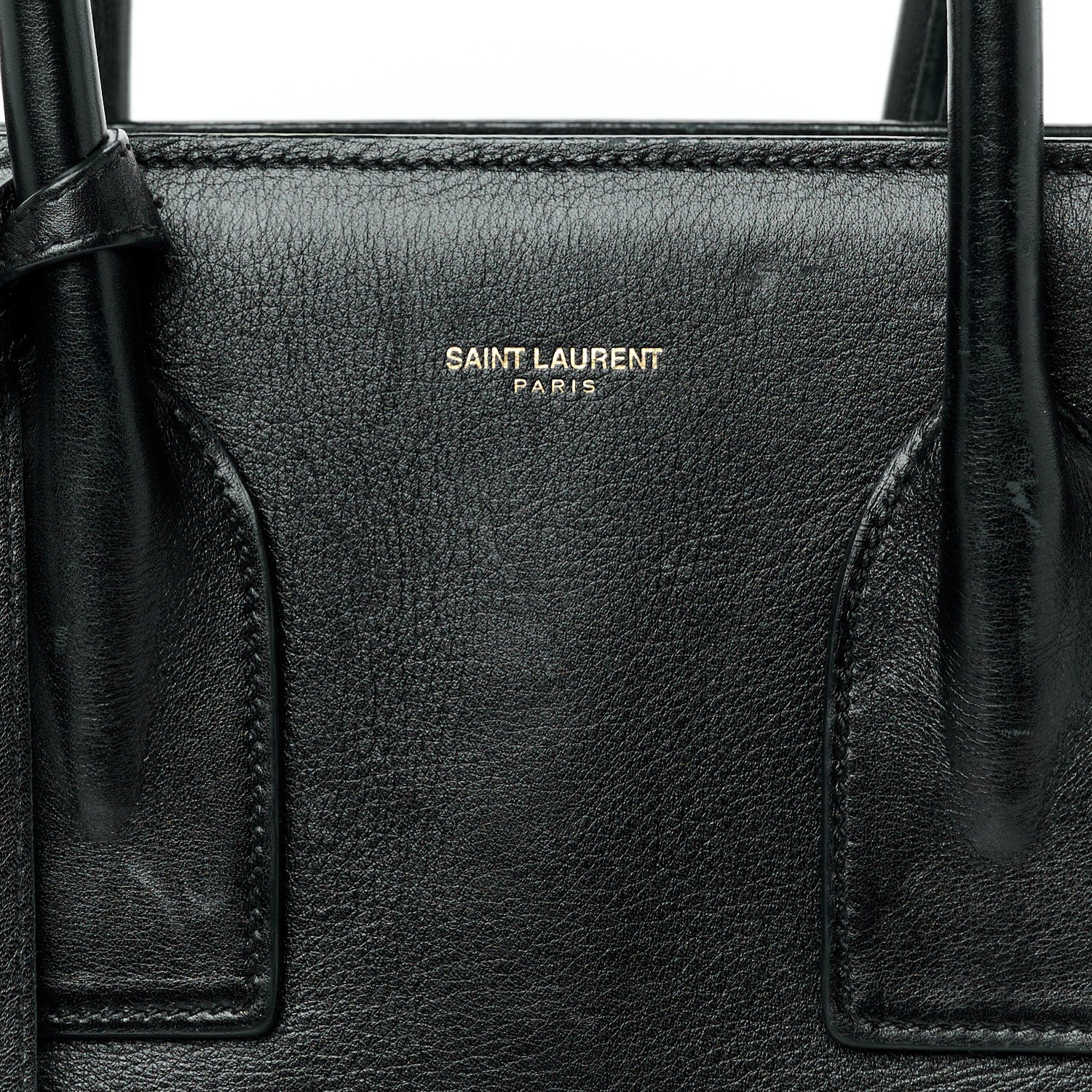 Saint Laurent Calfskin Small Sac De Jour Black 9 of 11