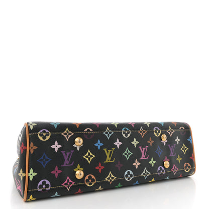 Louis Vuitton Monogram Multicolor Aurelia MM Black 4 of 12