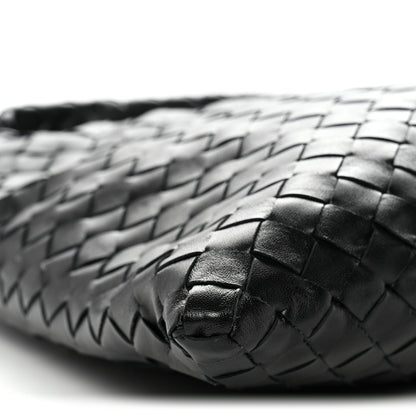 Bottega Veneta Calfskin Intrecciato Small Hop Black 9 of 10