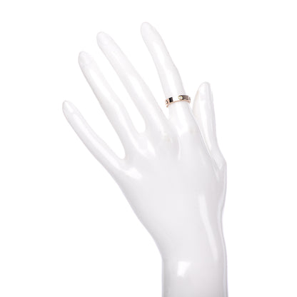 Louis Vuitton 18K Pink Gold Diamond Empreinte Band Ring 48 4.5 2 of 5