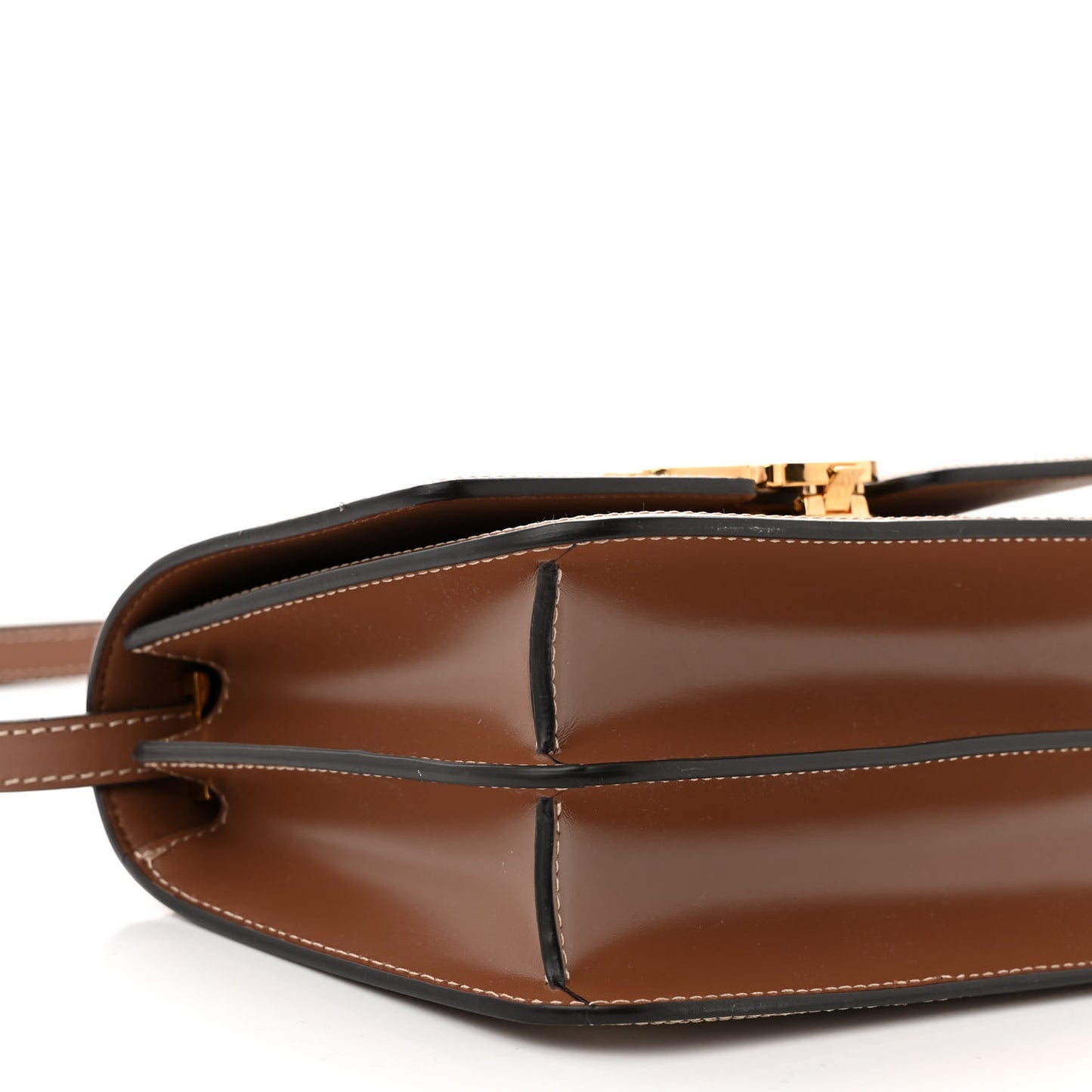 Canvas Calfskin Small TB Bag Natural