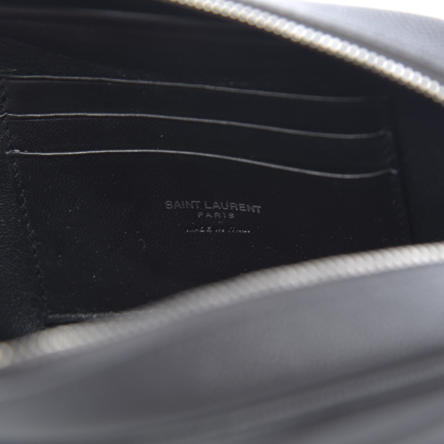 Saint Laurent Grain De Poudre Matelasse Monogram Mini Lou Camera Bag Asphalt 6 of 11