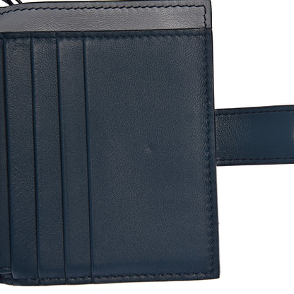 Bottega Veneta BOTTEGA VENETA Nappa Intrecciato French Wallet Petrol Bleu 8 of 9