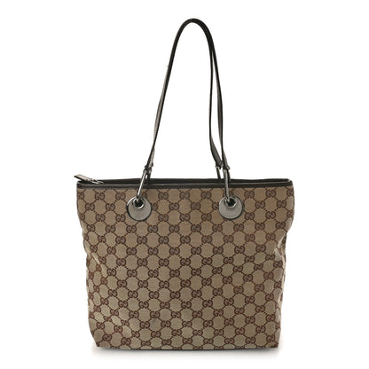 Gucci Monogram Eclipse Tote Brown 1 of 15