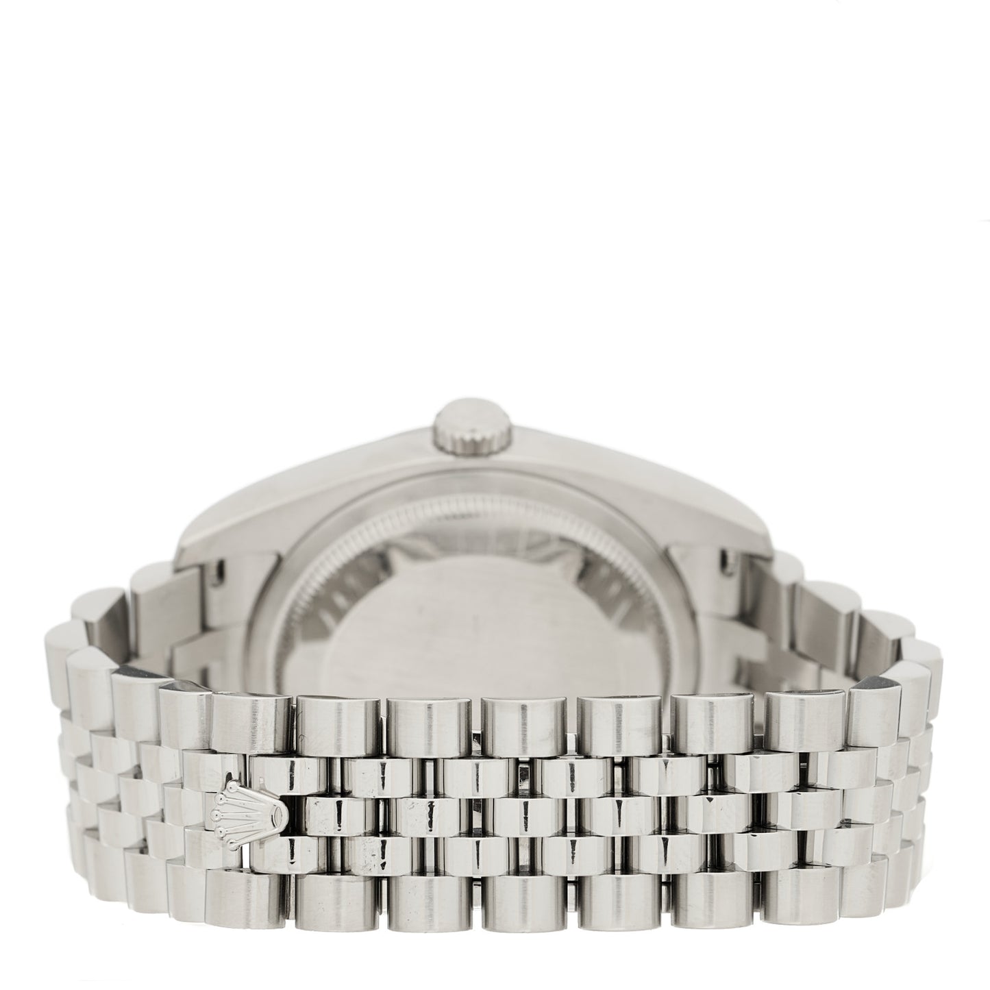 Stainless Steel 18K White Gold Diamond 36mm Oyster Perpetual Datejust Watch Silver Jubilee 116234
