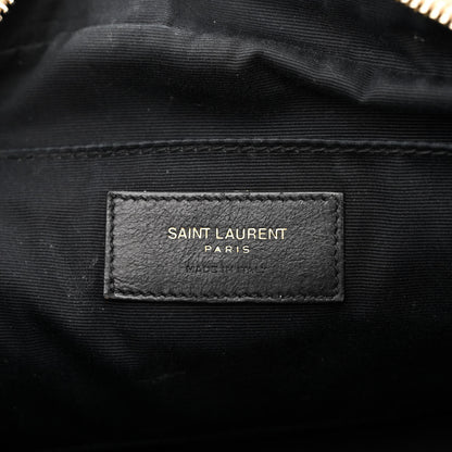 Saint Laurent Calfskin Matelasse Monogram Lou Camera Bag Dark Beige 6 of 15