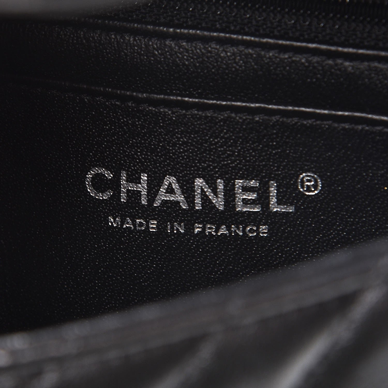 Chanel Lambskin Chevron Quilted Mini Rectangular Flap So Black 6 of 8