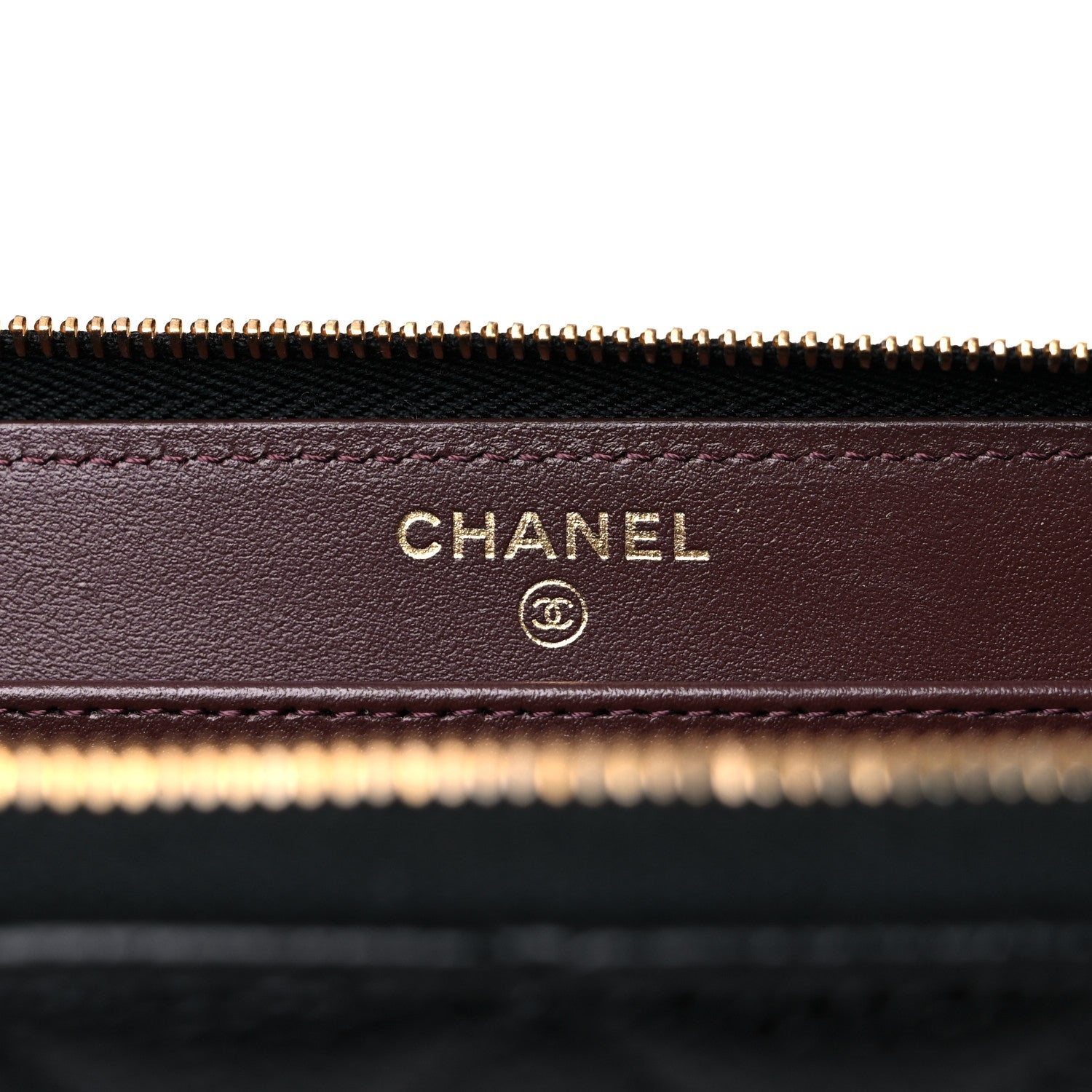 Chanel Caviar Quilted Large Gusset Zip Around Wallet Black 6 of 9