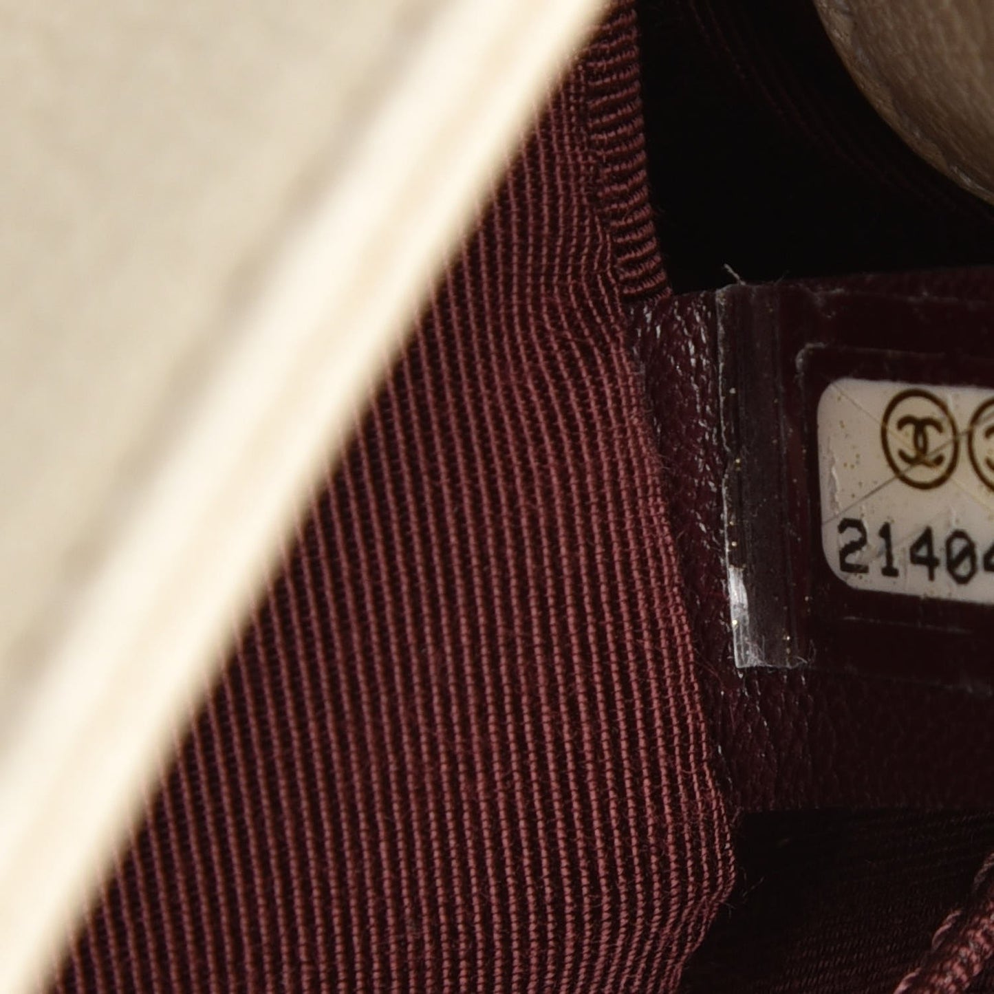 Goatskin Quilted Patent Medium Duo Boy Flap Ecru