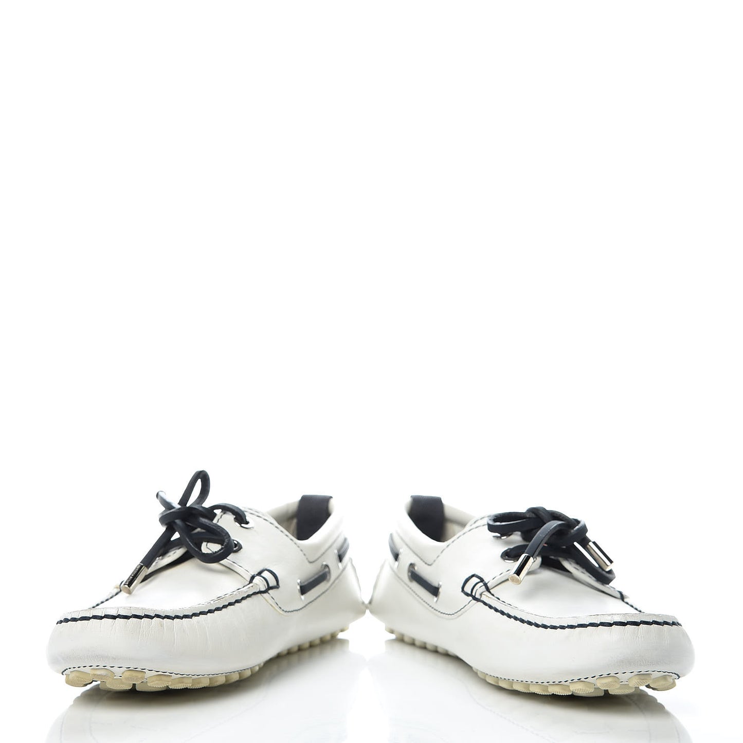 Calfskin Rubber Mens Americas Cup Marine Boat Shoe 7 White