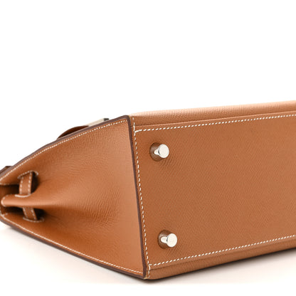 Hermes Epsom Kelly Sellier 25 Gold 9 of 11